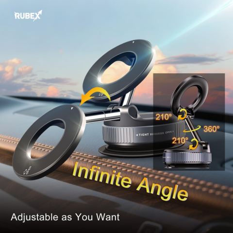 360° Adjustable Vacuum Magnetic Phone Holder ( Original )