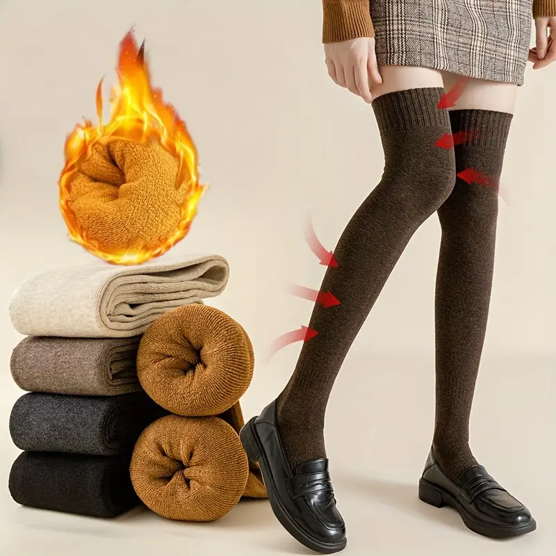 🔥 2-pcs High Length Knee Socks For Men's & Women ❤️ | 😍 Flat 45%OFF 🤩