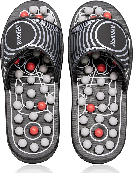 Acupressure & Magnetic Therapy Plastic Slippers
