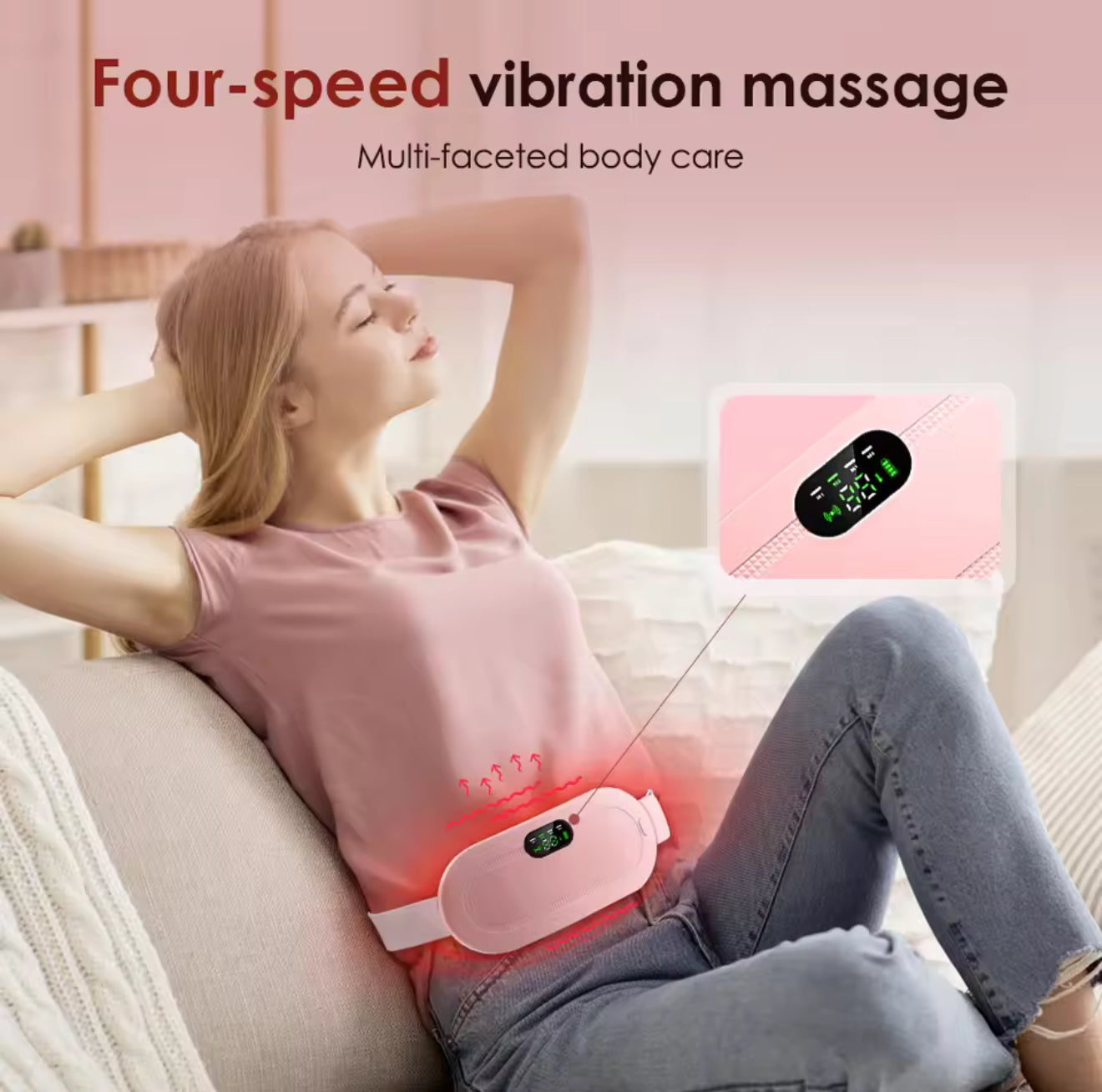 Instant Cramp Relief Belt  | Bye-Bye, Cramps! Hello, Relief!