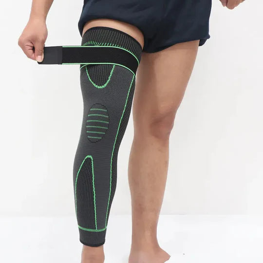 2 Pcs Full Leg Knee Pads with Support Belt ( Original China )