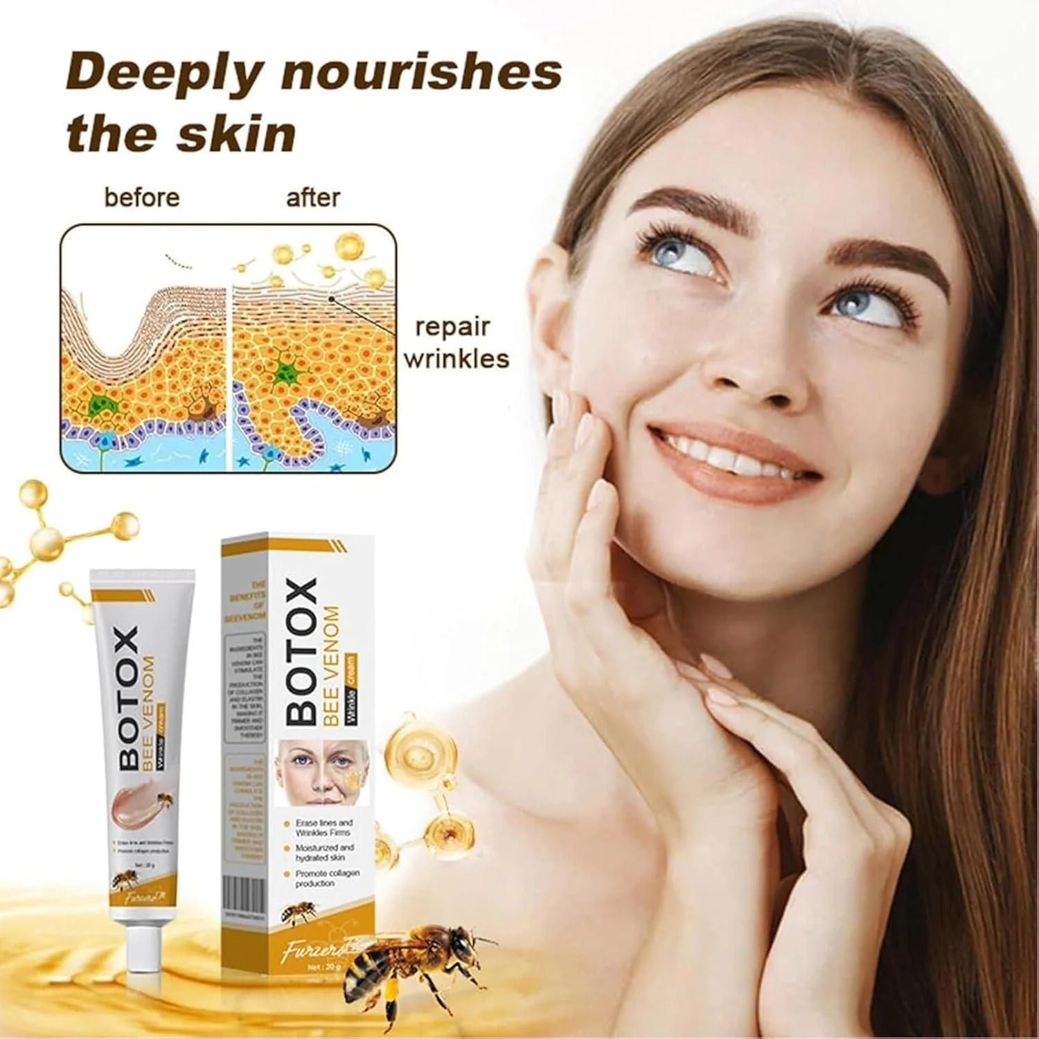 Botox Bee Venom Wrinkle Removal Cream ( Original )